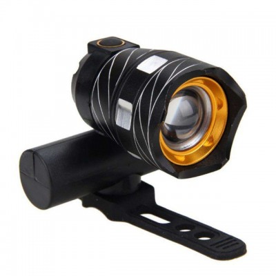 Lanterna para bike luz de led recarregável profissional em alumínio